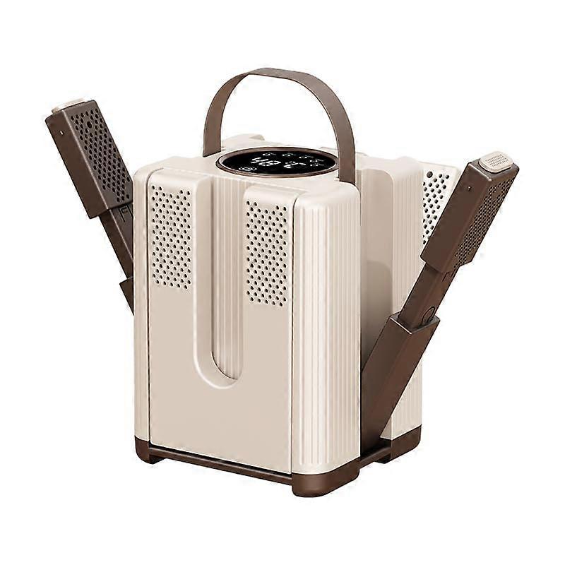 Shoe Dryer with 6 Arms, 360° Circulation, Smart Temperature Control, Foldable for Home Use