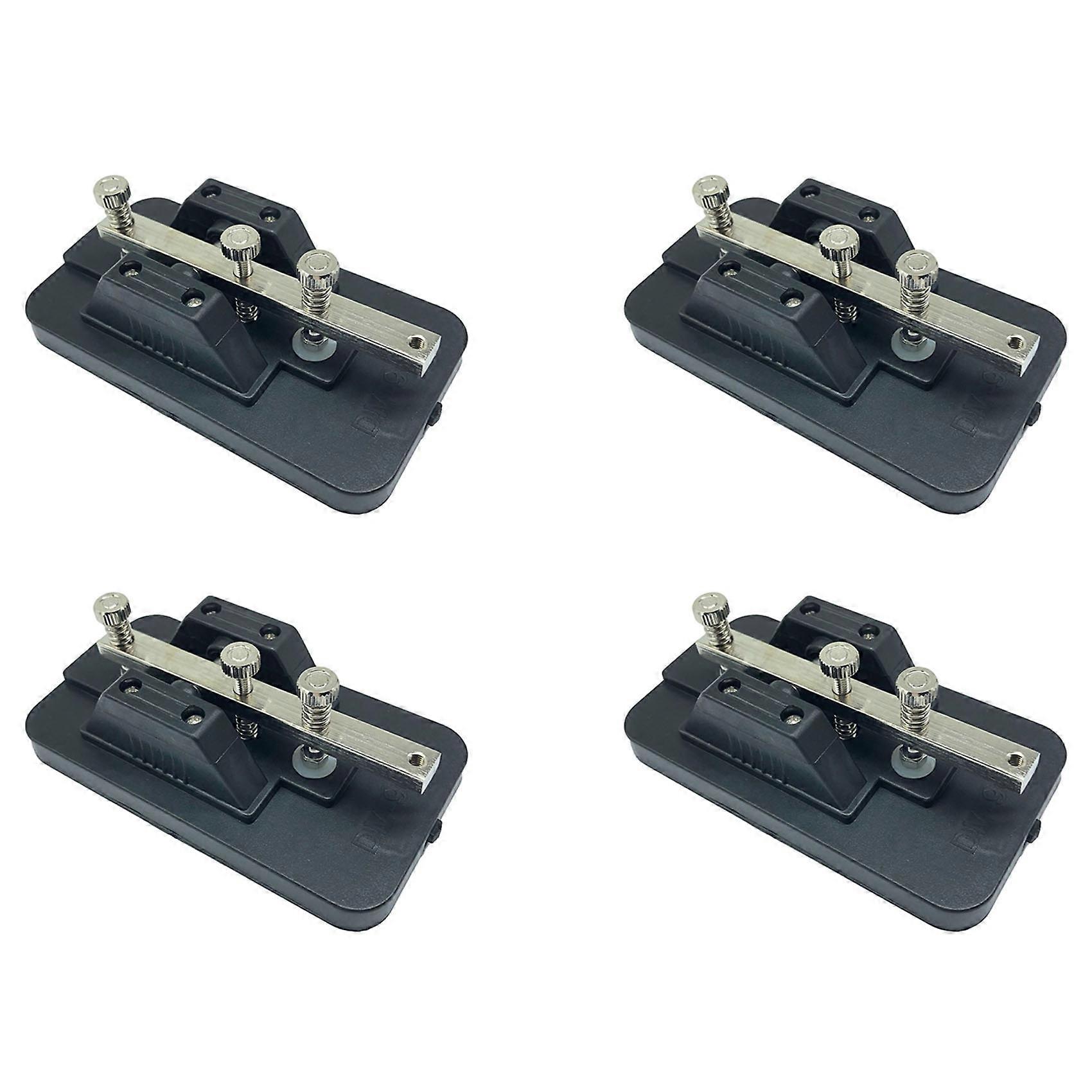 4X Morse Code Manual CW Keys Teaching Telegraph Practitioner with Buzzer Shortwave Radio Accessories