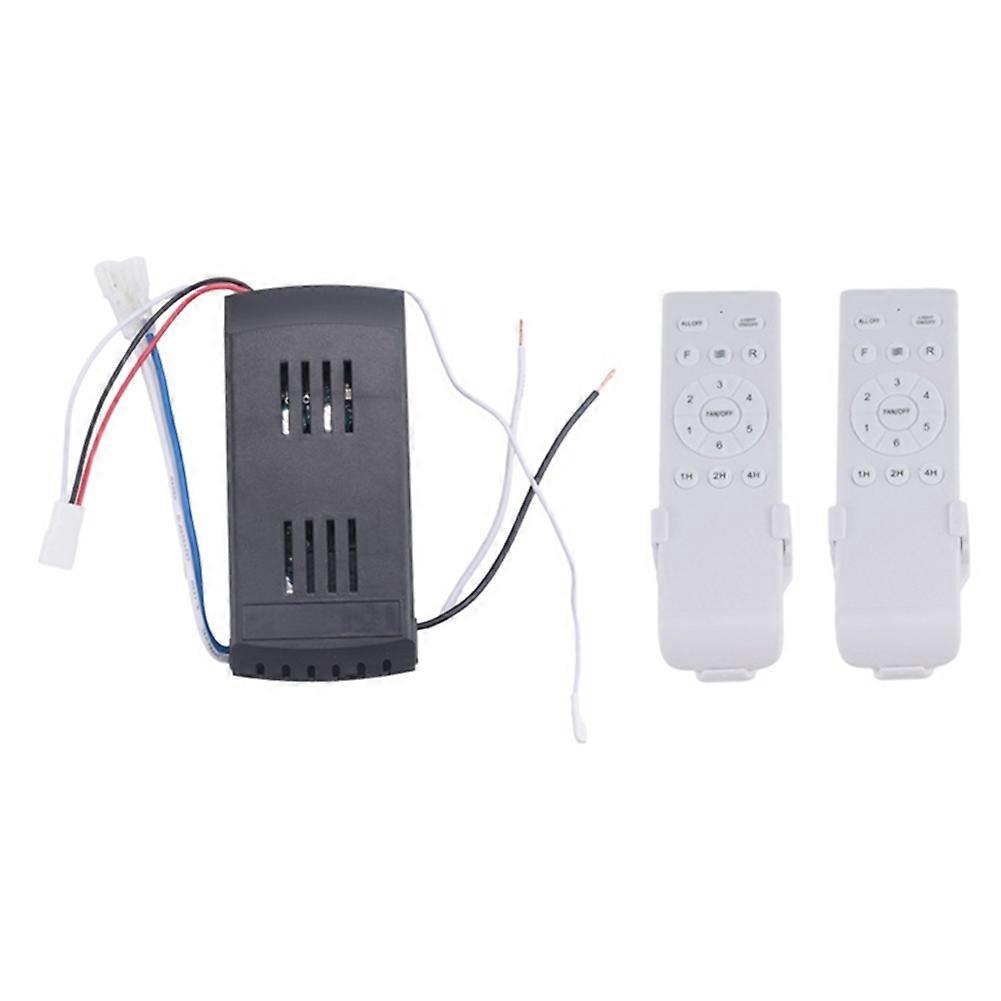 Universal Ceiling Fan Remote Control Kit 30W 6Speed Timing Function Replacement Remote for DC Ceiling Fans & Lights