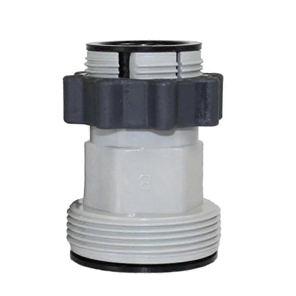 Hose Conversion Adapter for Intex 10722 1.5in Pool Hose Adapter to 1.25in Threaded Interface Outer Diameter
