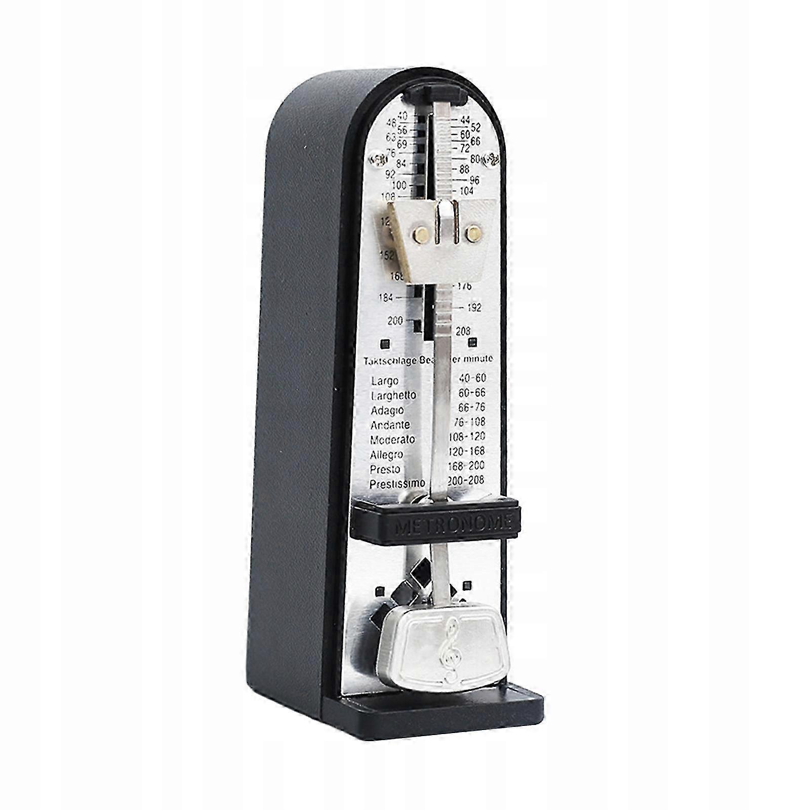 Mechanical Metronome High Precision Portable Universal Metronome For Black