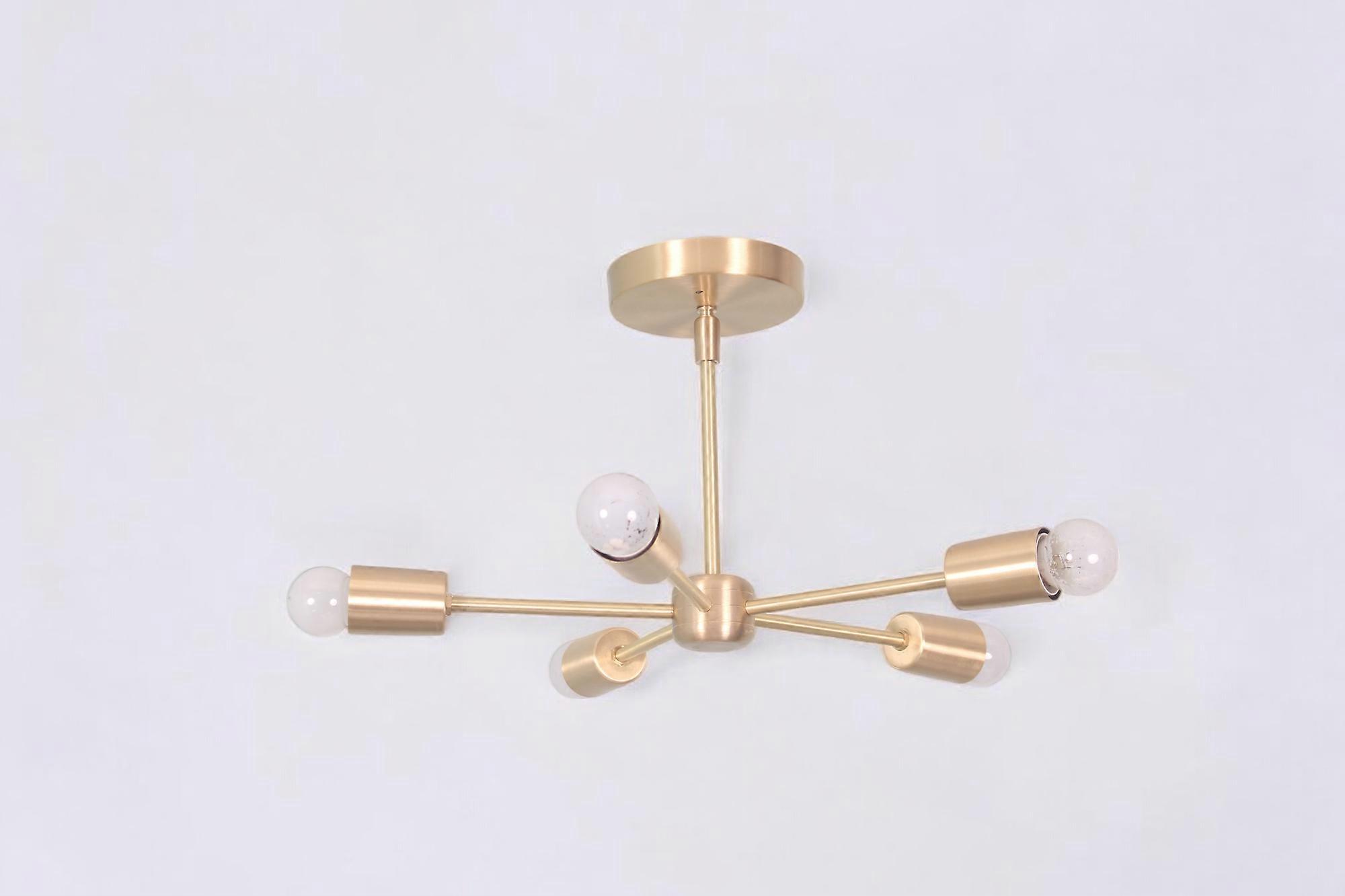 5-Arm Sputnik Chandelier – Modern Design And Elegant Style