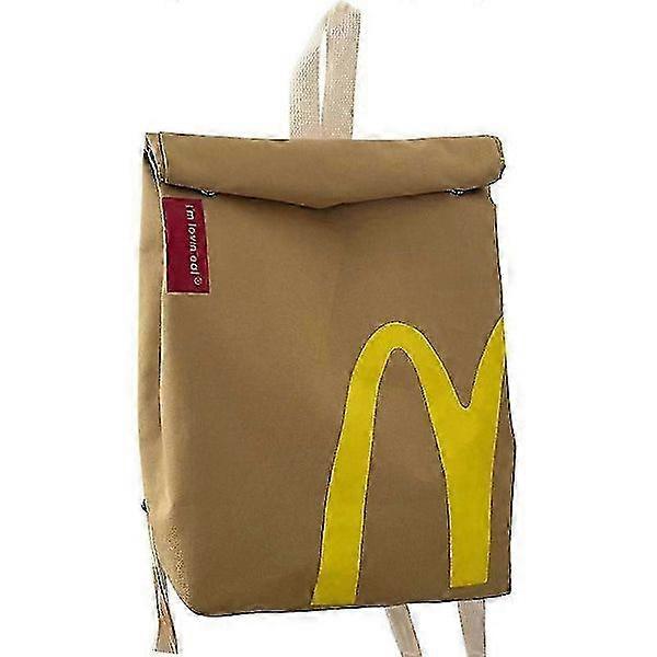 McDonald's backpack with printed pattern, travel bag
