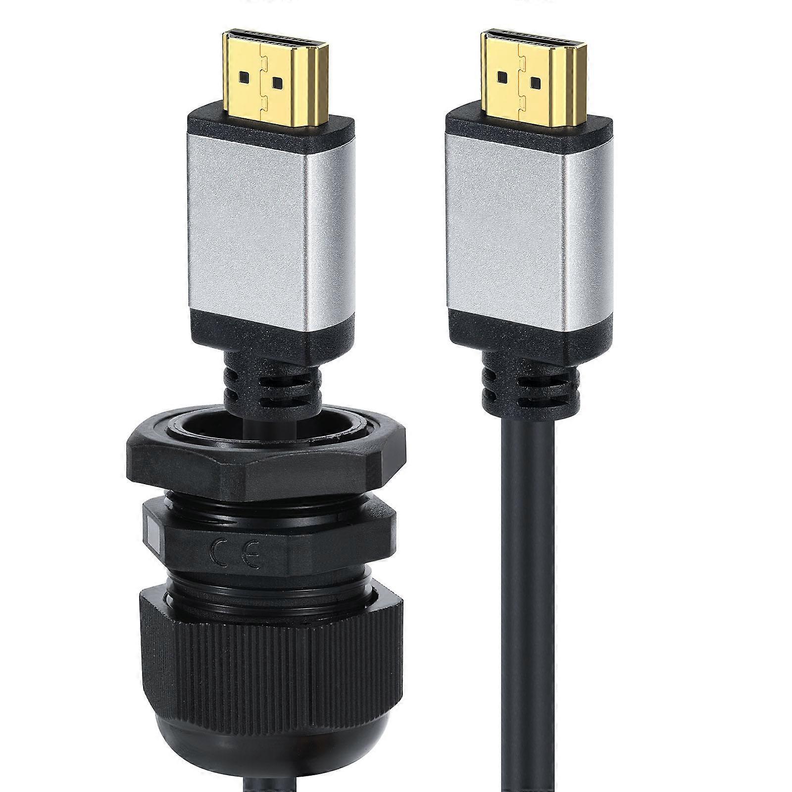 HDTV High Clear Extension Cable 4K HDTV Extender with Shielding for Secures Connection Between Devices Multicolor