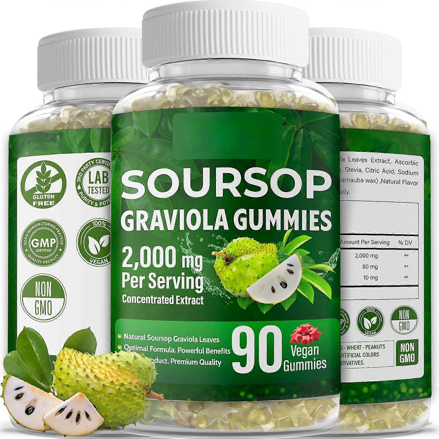60 Soursop Gummies/each 90 pieces