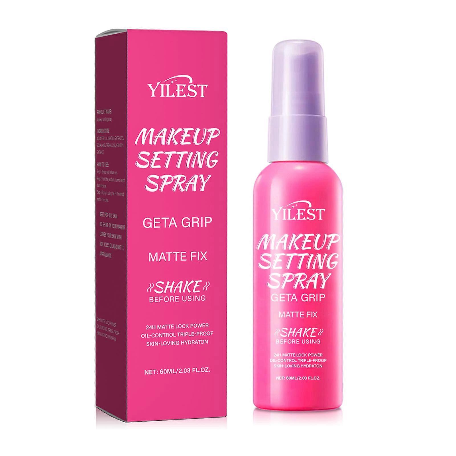 Makeup Setting Spray Moisturizing Lotion Natural Matte Oil Control Long-lasting Make Up Natural Matte Refreshing Quick Fixer