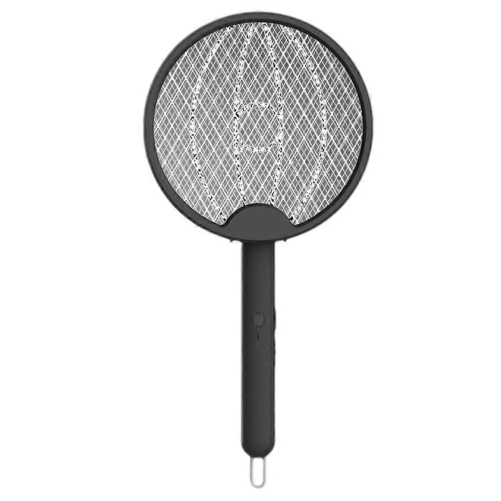 Electric Fly Swatter Two-in- Swatter Foldable Black