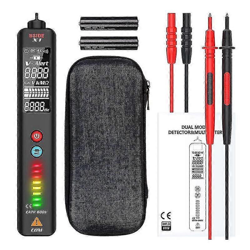 Luxora Test pencil intelligent non-contact voltage detector multimeter voltmeter electric voltage pen lcd d