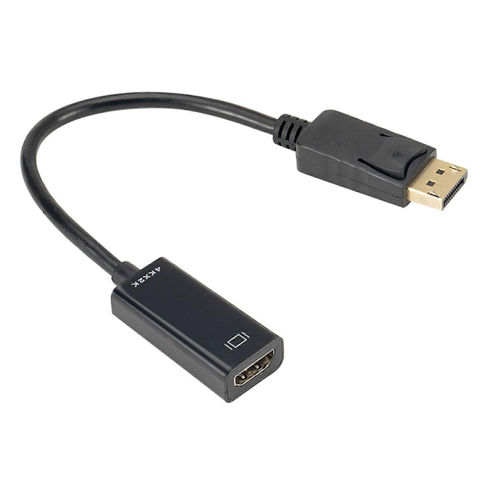 Portable DisplayPort to HDTV Adapters Suitable for Easy Video Connection to Monitors and Projectors During Travel Multicolor