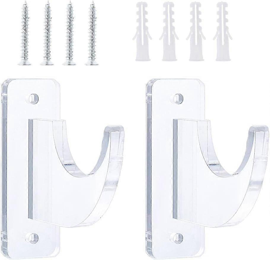 1 Set Wall Mount Holder with Screws Lightsaber Display Stand Clear Acrylic Samurai Rack Adjustable Display Hanger for Samurai Tanto Genji Weapon Light