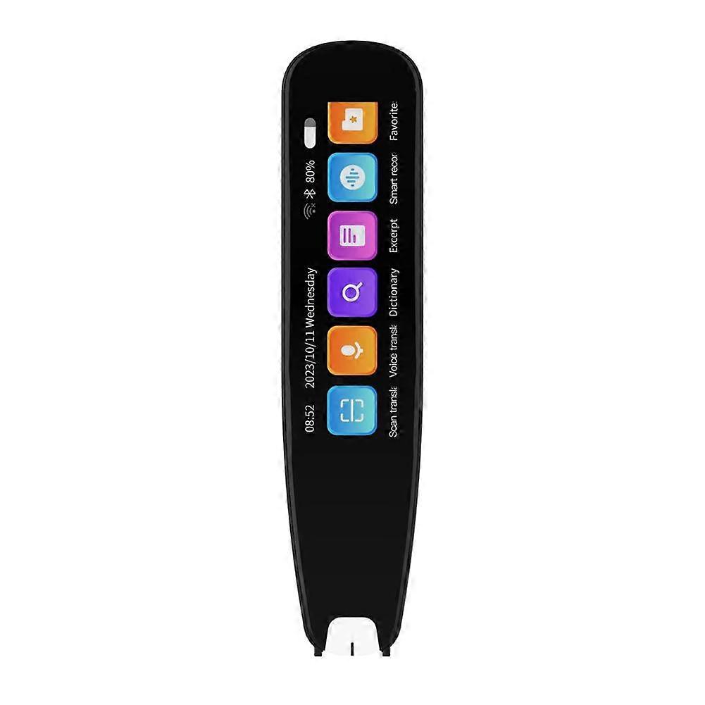 Scan Reader Pen, 111 Language Translation, Text to Speech, Smart Recording, compatible with Learning/Meeting/Travel W8B6