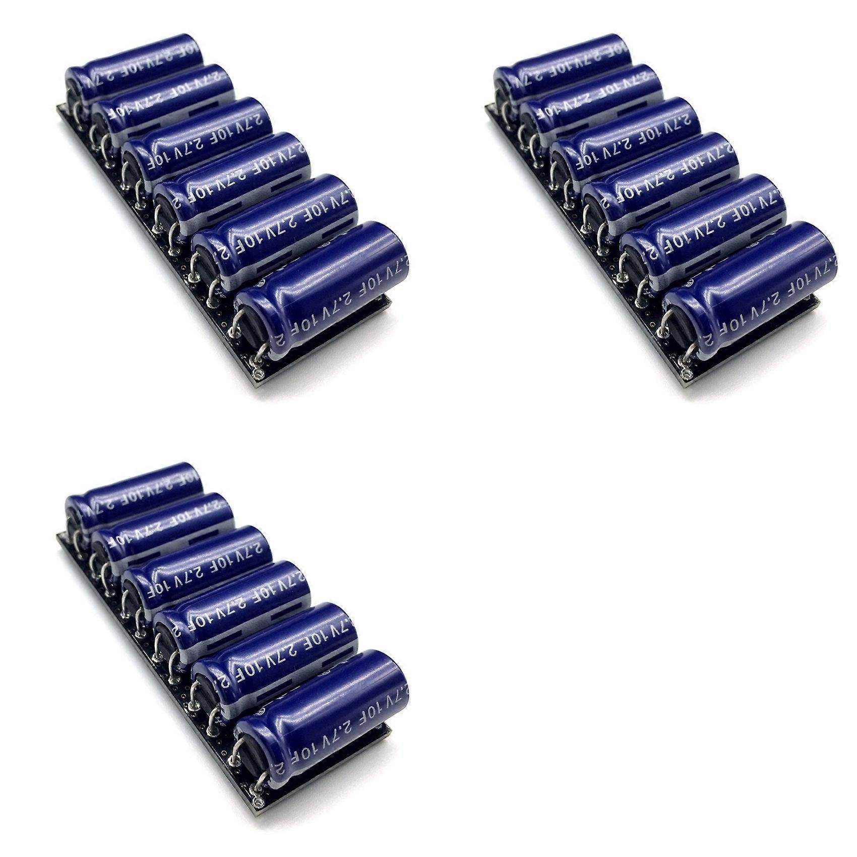 3X 16V 1F/2F Faraday Capacitor Module 2.7V 10F Supercapacitor with Protection Board