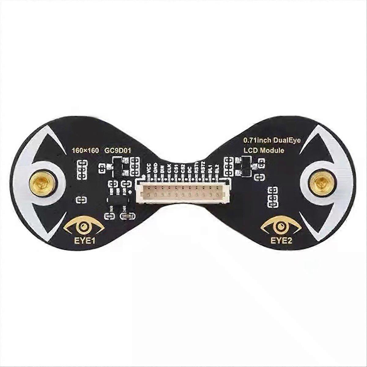 Dual Eye LCD Module 160x160 Resolution 65K Color Screen SPI Interface
