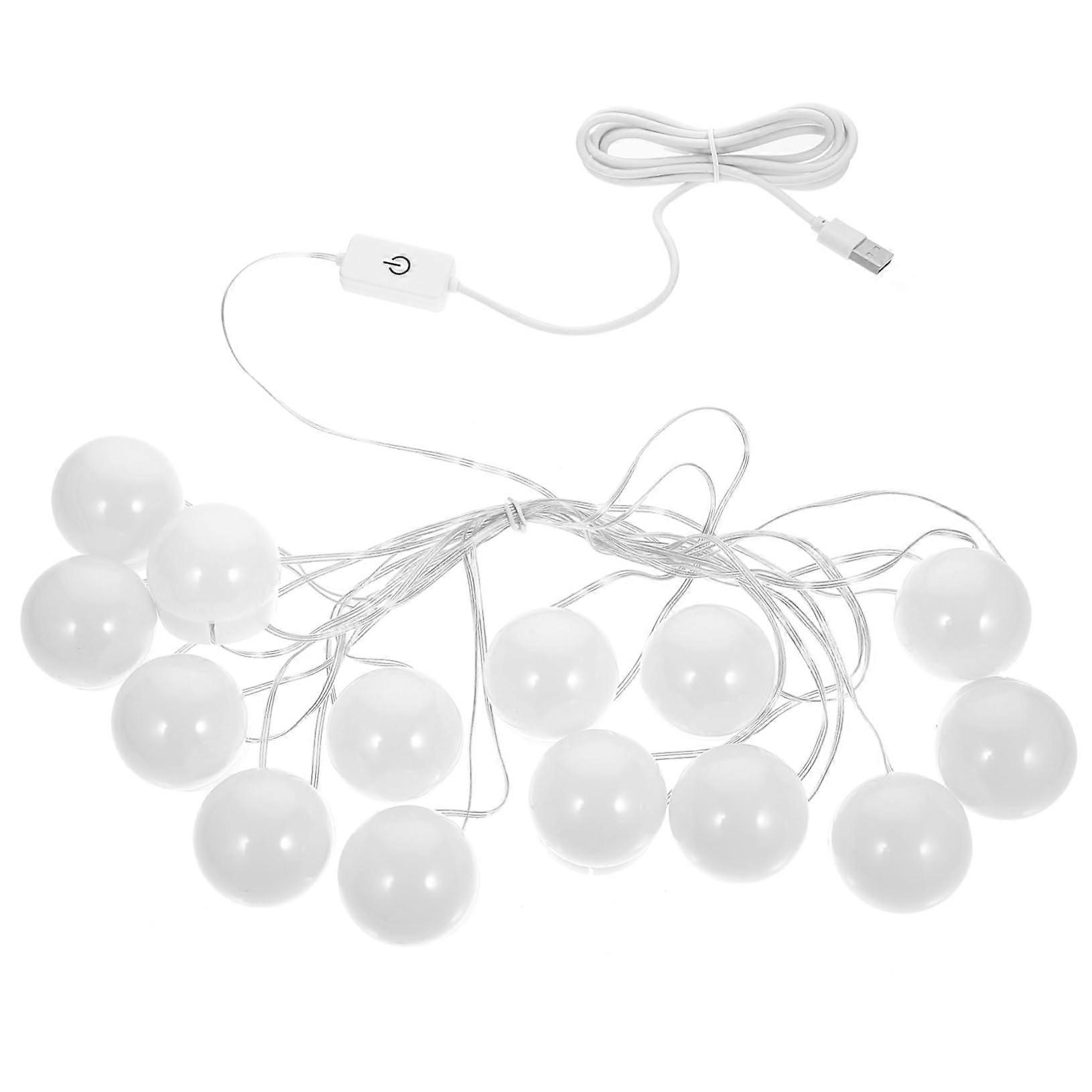 Vanity Mirror with Lights, USB Charging LED Makeup Mirror for Dressing Table and Bathroom