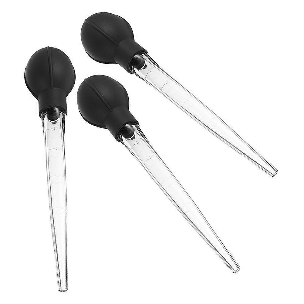 Baking Pipettes Dropper Large Liquid Transfer Tool 3Pcs for Precise Measurement