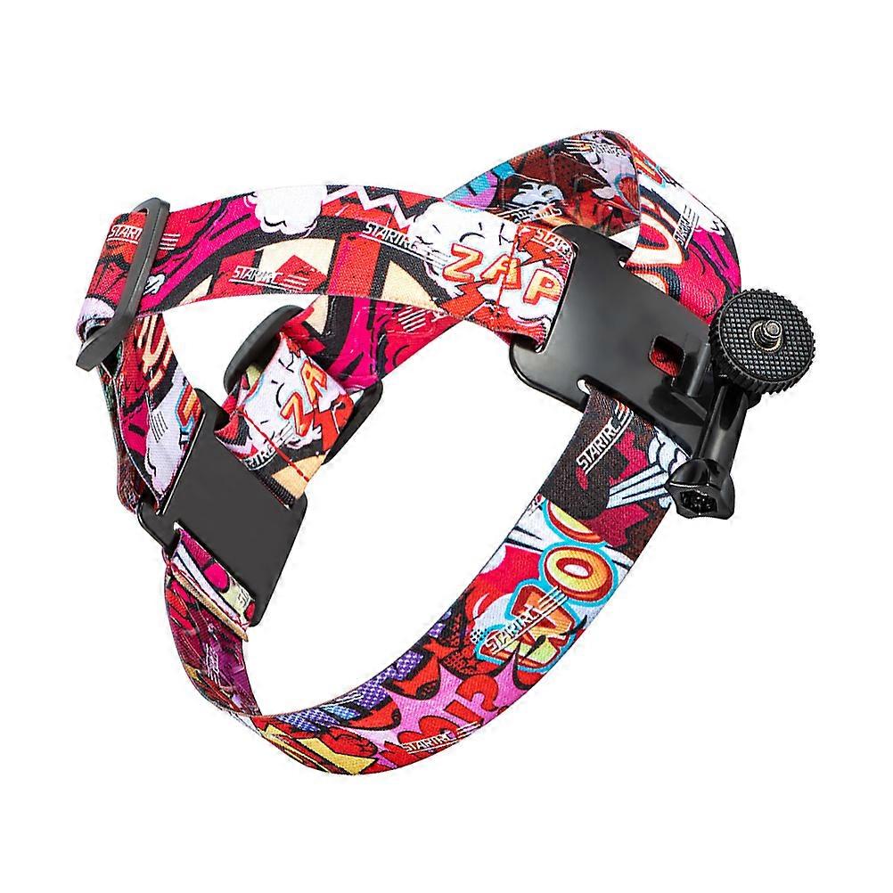 Camera Head Support for Action Camera with Perspective Shoot Design for Vloggers and in Red 1Pack