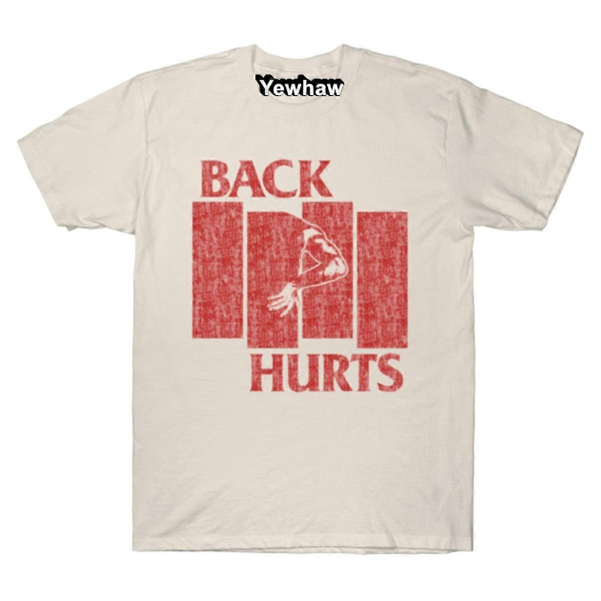 Back Hurts T-shirt Black Flag Tee