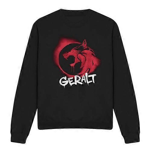 The Witcher Unisex Adult Geralt Graffiti Sweatshirt