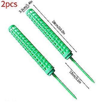 2pc Roślina Wspinaczka Rama Roślina Wspierająca Kij Plastikowy Moss Słup do roślin doniczkowych Green Dill Vine Stackable Hollowed Out Design