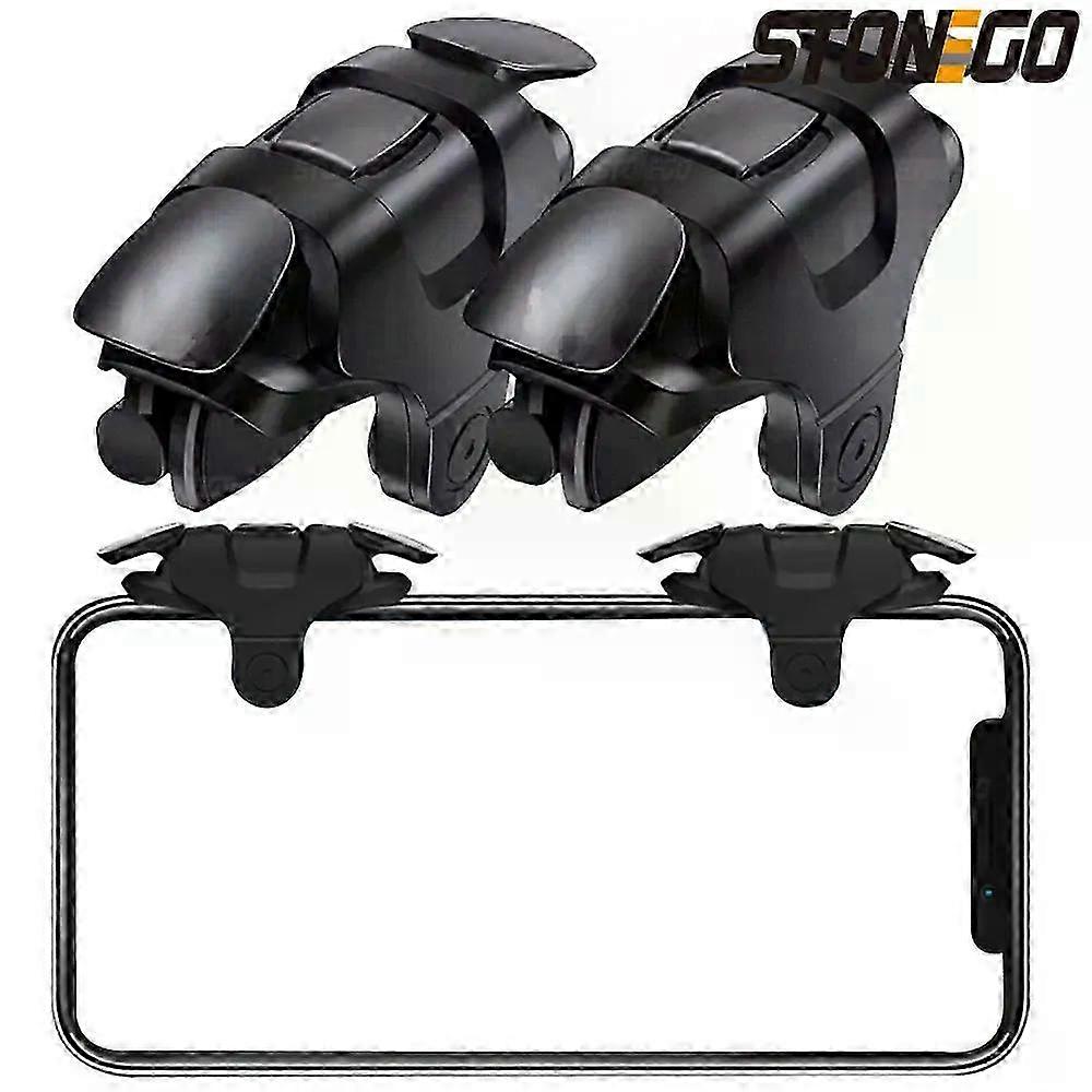 Mobile Game Controller Game Trigger Compatible For Pubg/compatible For Tnite/call Of Duty,shooter Sensitive Controller Joysticks Aim Fire Trigger