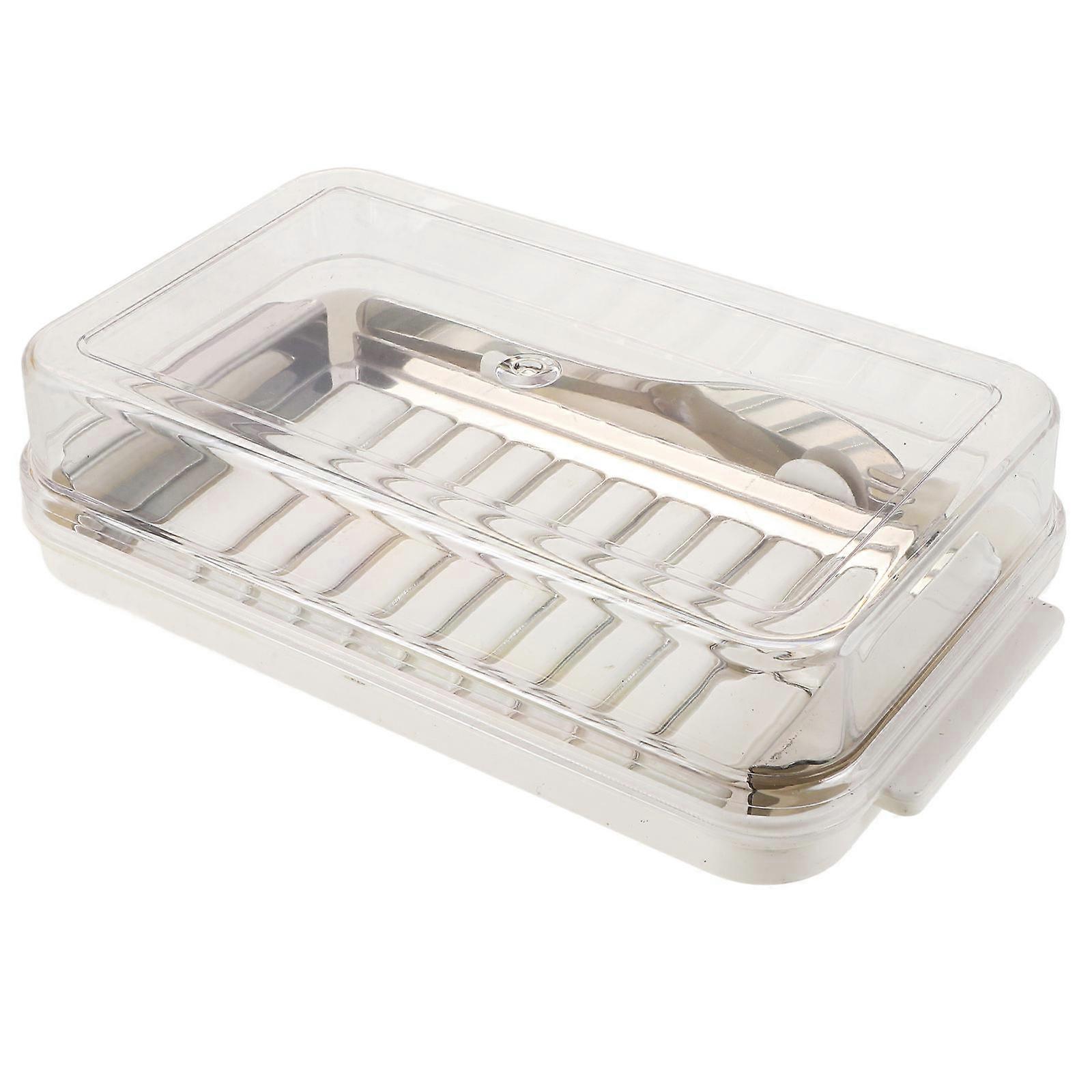 Butter Dish with Lid for Portion Control Butter Container Assorted Color