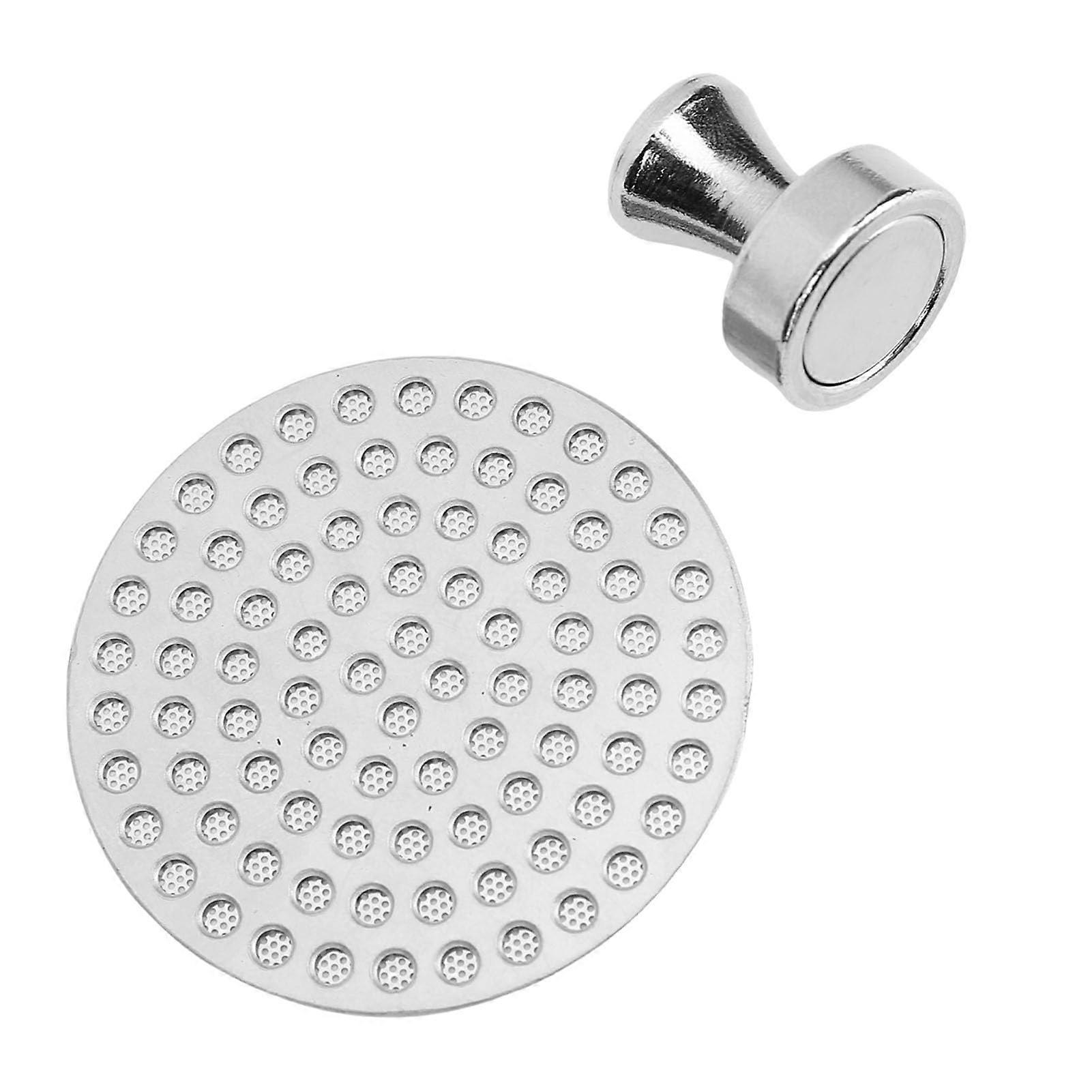 53mm Magnetic Coffee Distribution Tool with Double Layer Filter Mesh Plate and Durable Brewing Handle