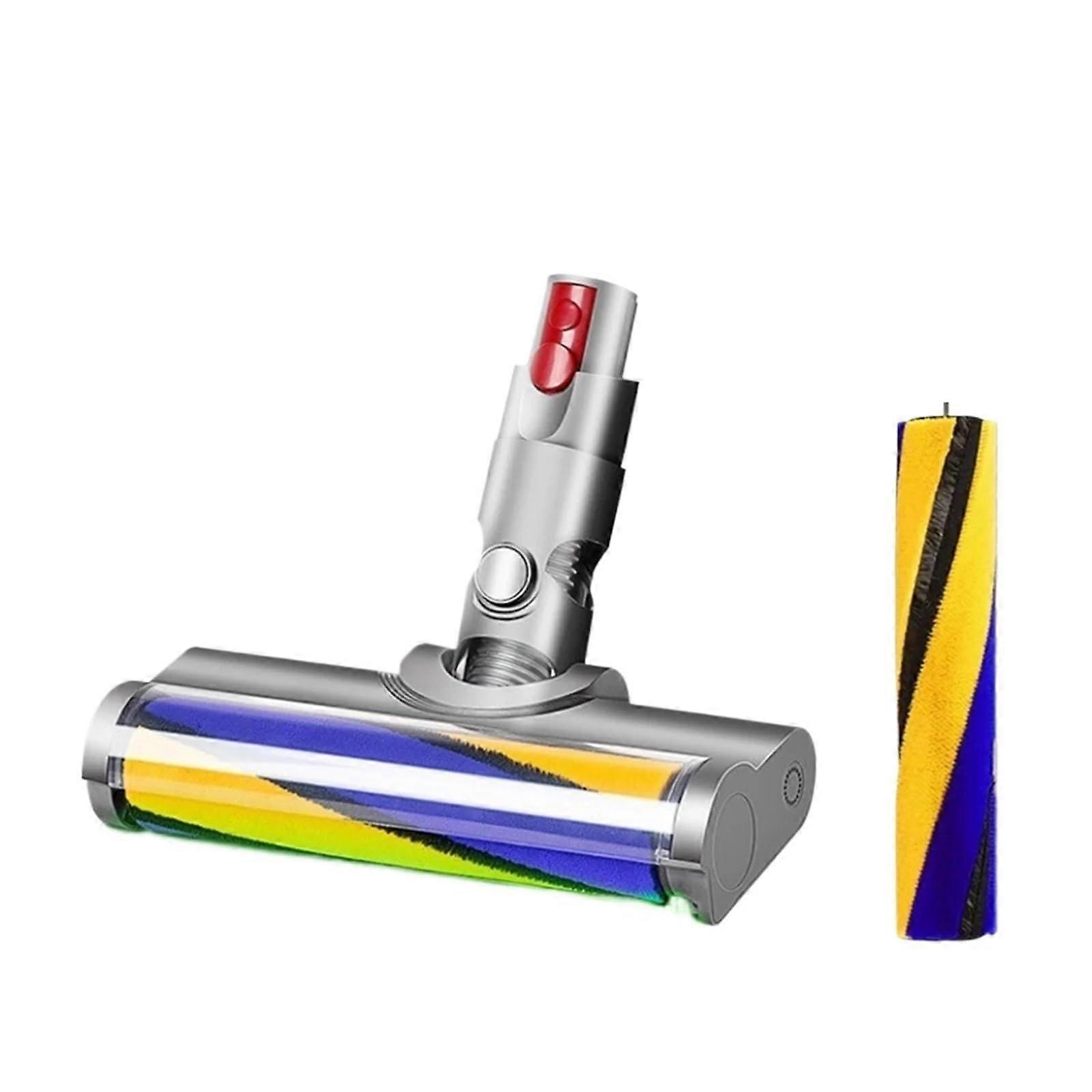 Tangle Roller Brush Head with Green Dust Light for Dyson Vacuum Cleaner V10 V12