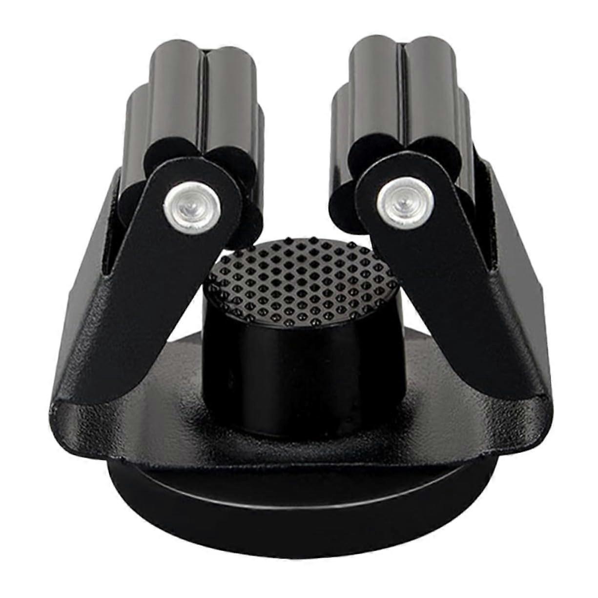 Magnetic Broom Holder Heavy Duty Wall Mounted Mop Organizer for Secure SpaceSaving Storage