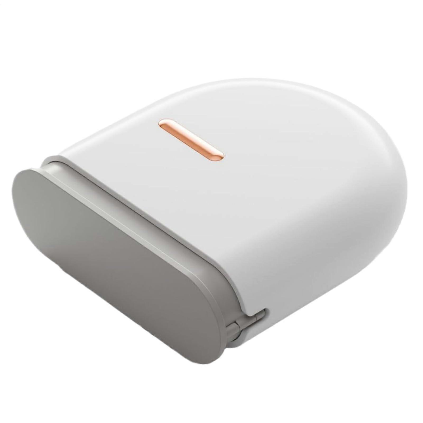 Ventilated Retainer Case with DustProof Lid for Braces, Compact Travel Orthodontic Storage Box