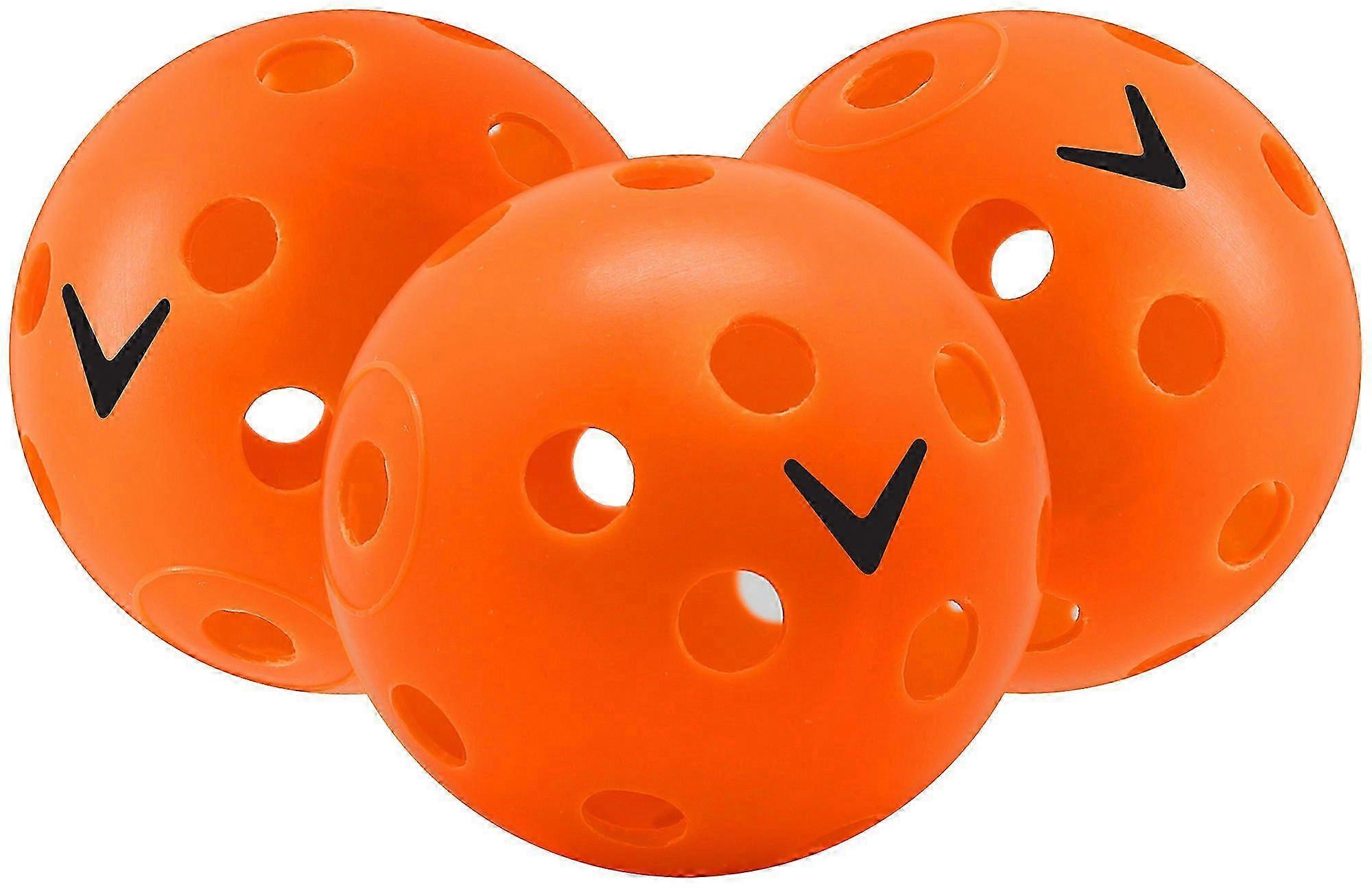 2026 Perforated Practice Golf Balls Plastic 24 Count Orange