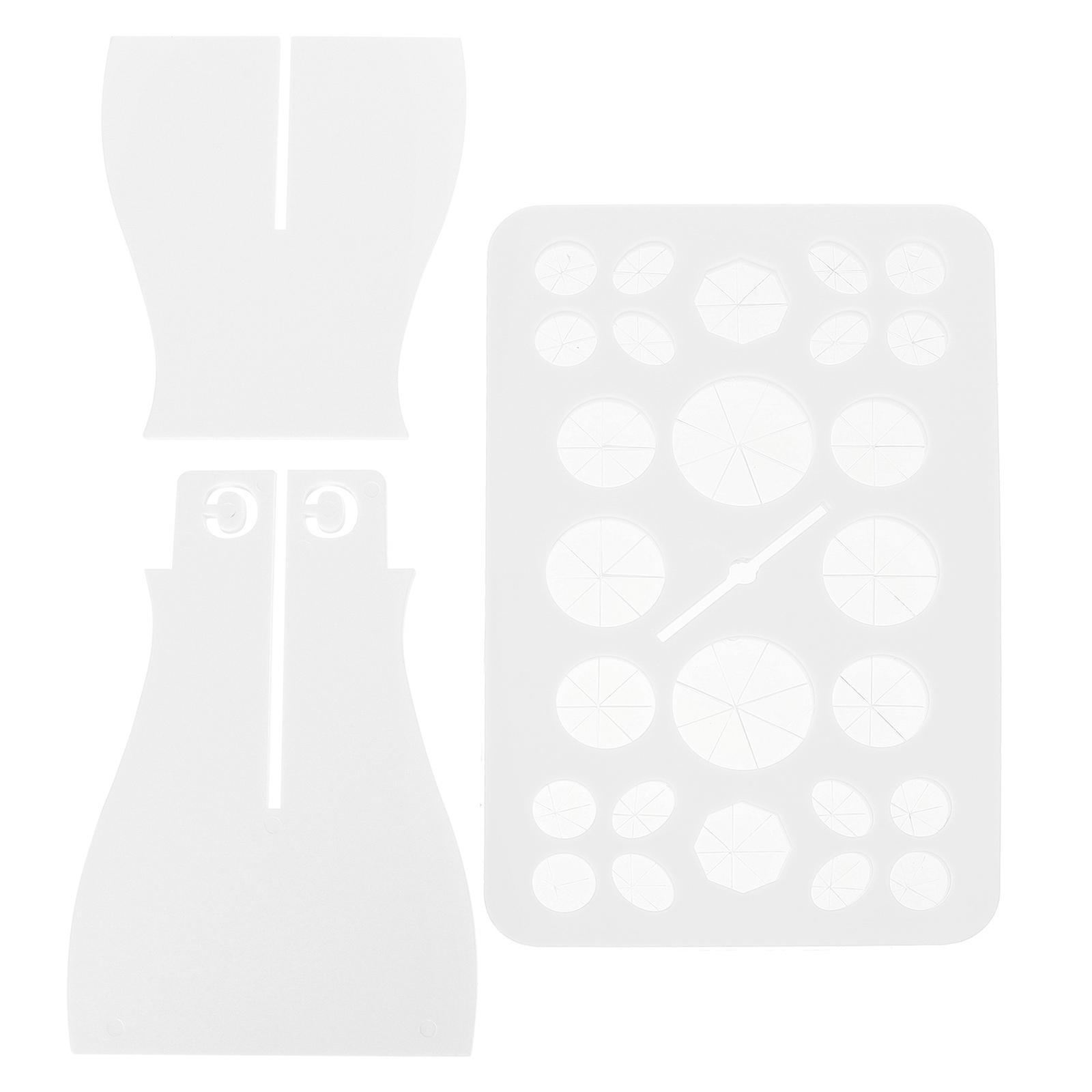 Cosmetic Brush Stand for Storage Featuring 3Pcs Makeup Brush Drying Rack