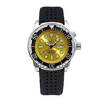 Ratio FreeDiver Version 03 Helium Safe 1000M Automatik Yellow Dial 1068HA90-34VA-YLW-V03 Herrenuhr