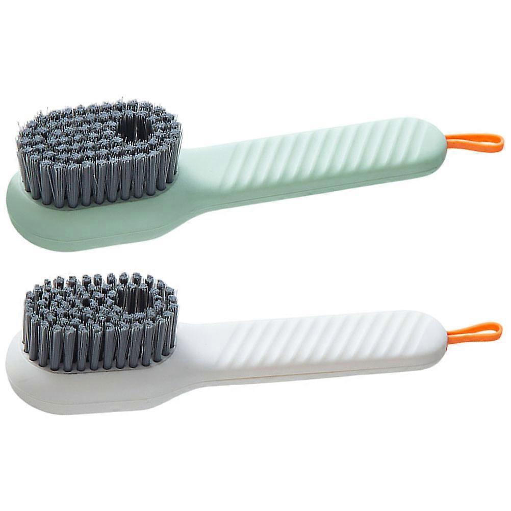 2Pcs Automatic Liquid Shoe Brush for Home Cleaning and Laundry