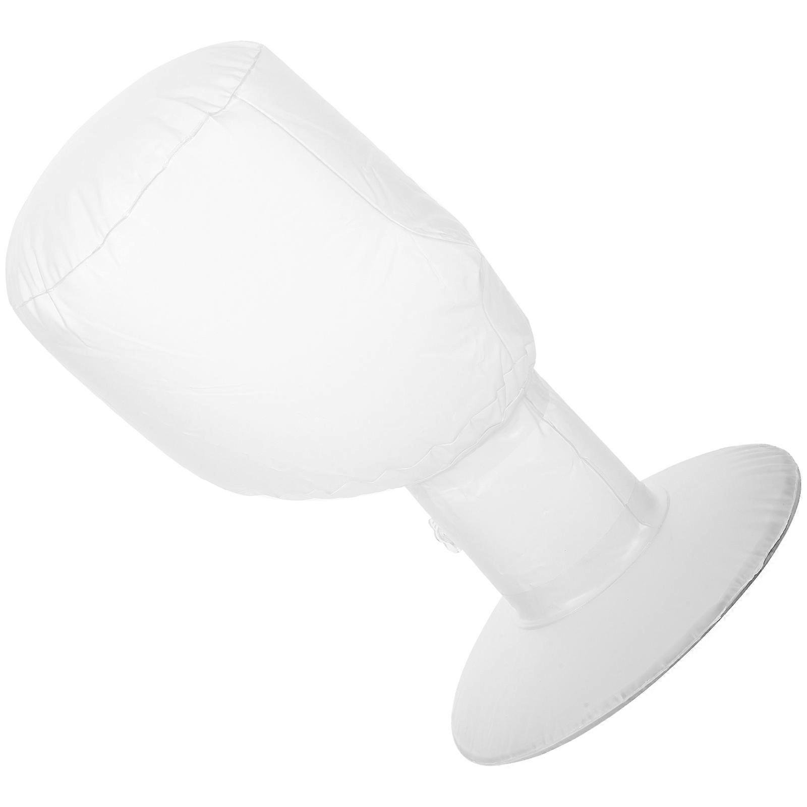 3Pcs Inflatable Mannequin Head Display Stand for Sunglasses White PVC