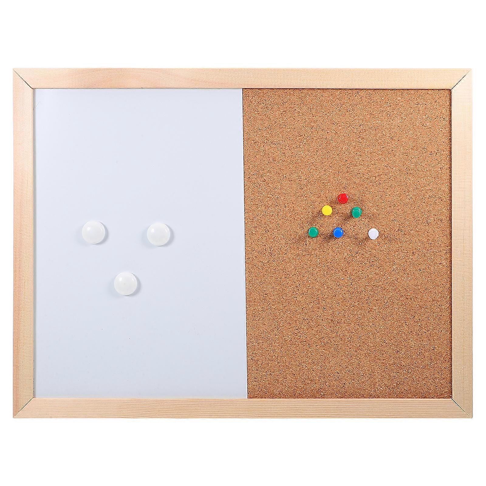 Magnetic Cork Board Creative Memo Board for Office Wall 1Set