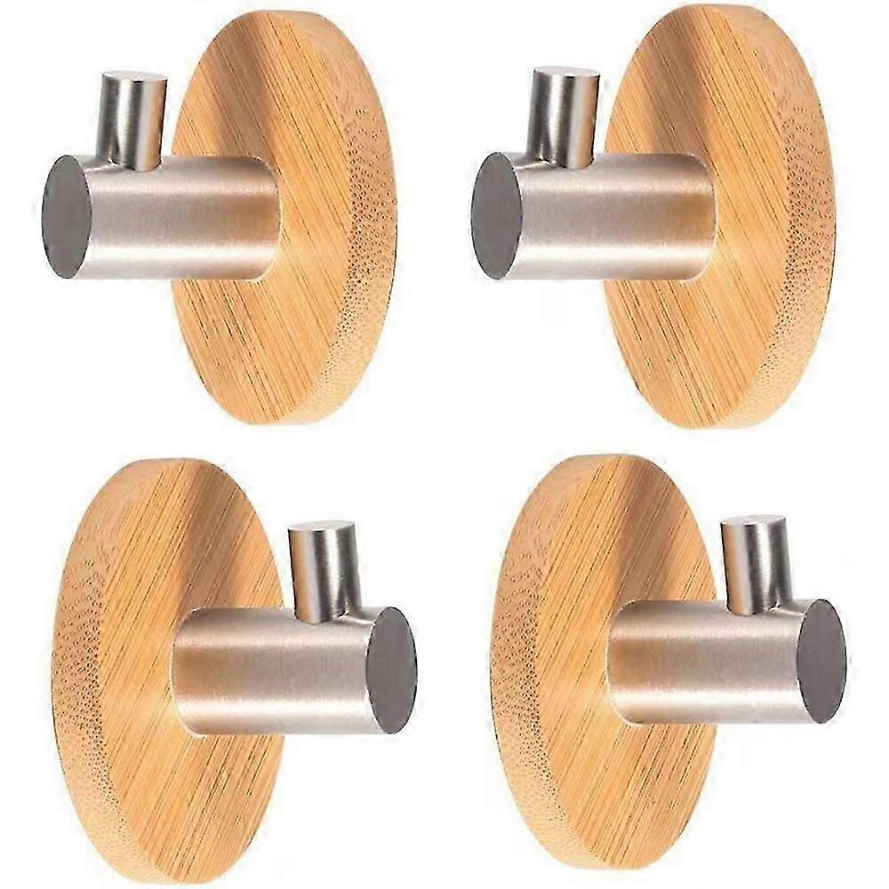 4-Piece L-Shaped Metal Clothes Hook Set