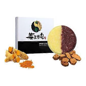Shampoo Bar Organic Ginger Polygonum AntiDandruff Hair Growth Soap for Oily Scalp 1pcs