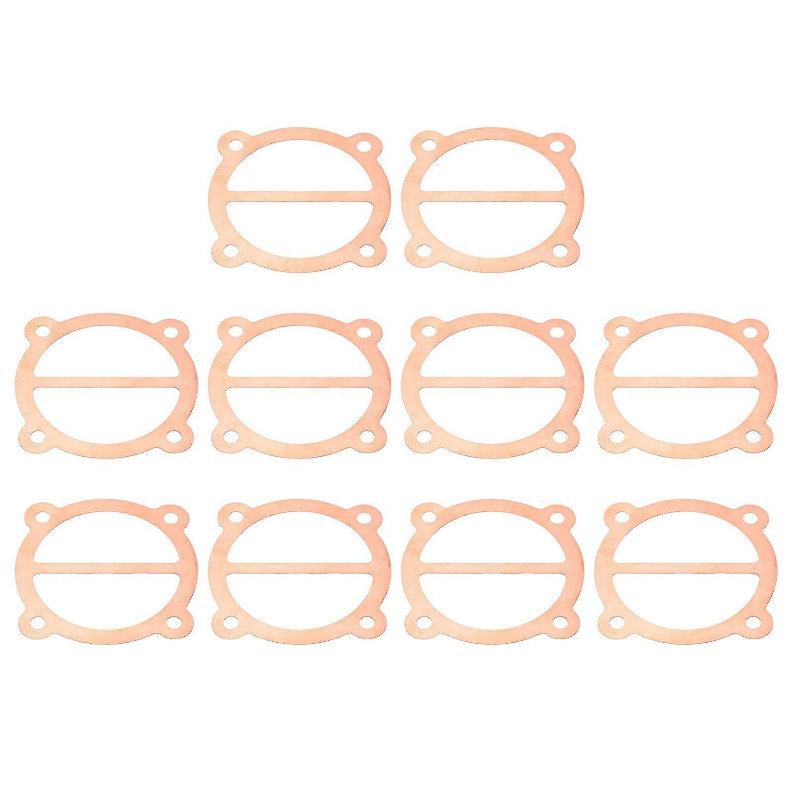 10Pcs 65mm Air Compressor Copper Gaskets LeakProof Seal for Cylinder Valve Plate