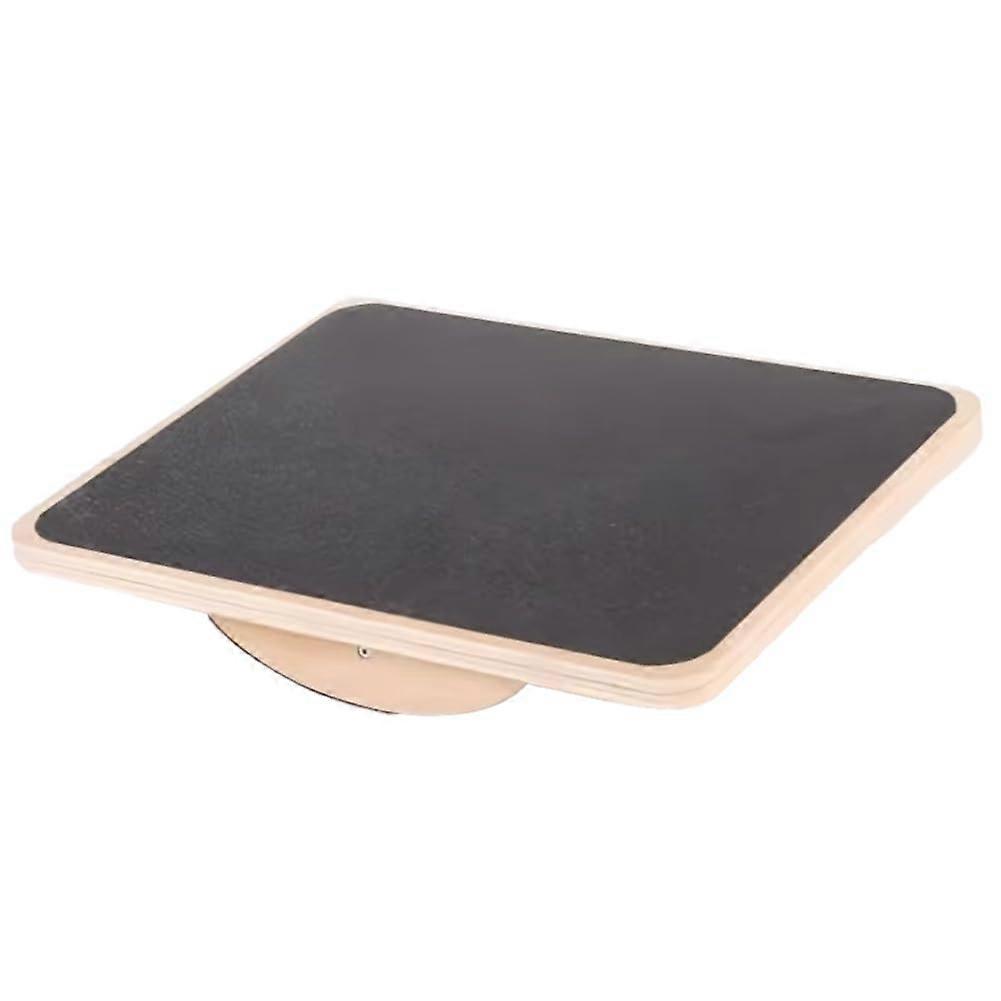 Wooden Balance Board for Core Strength Training with AntiSlip Surface and Durable Pine Construction