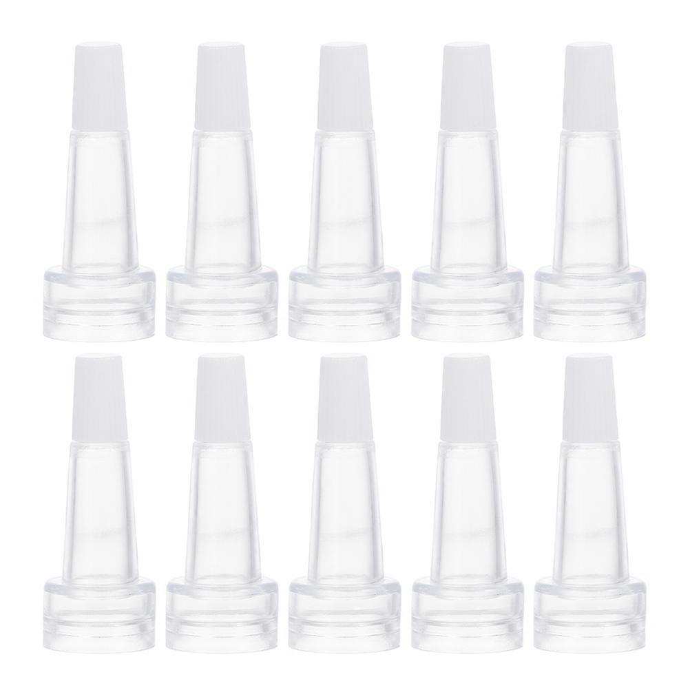 Transparent Vial Liquid Bottle Cap Plastic for Essence 150Pcs Set