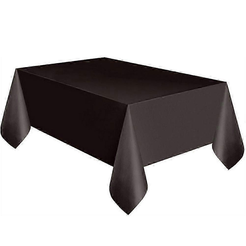 Solid Color Rectangle Dining Table Cover Cloth Birthday Party Tablecloth Decor Qinhai Edition A