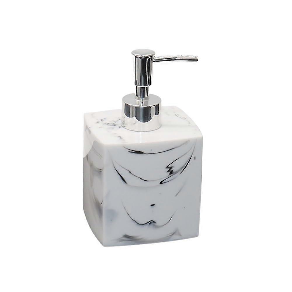 Automatic Wall Mounted Soap Dispenser White, Refillable Lotion Shampoo Bottle for Bathroom Hotel Style