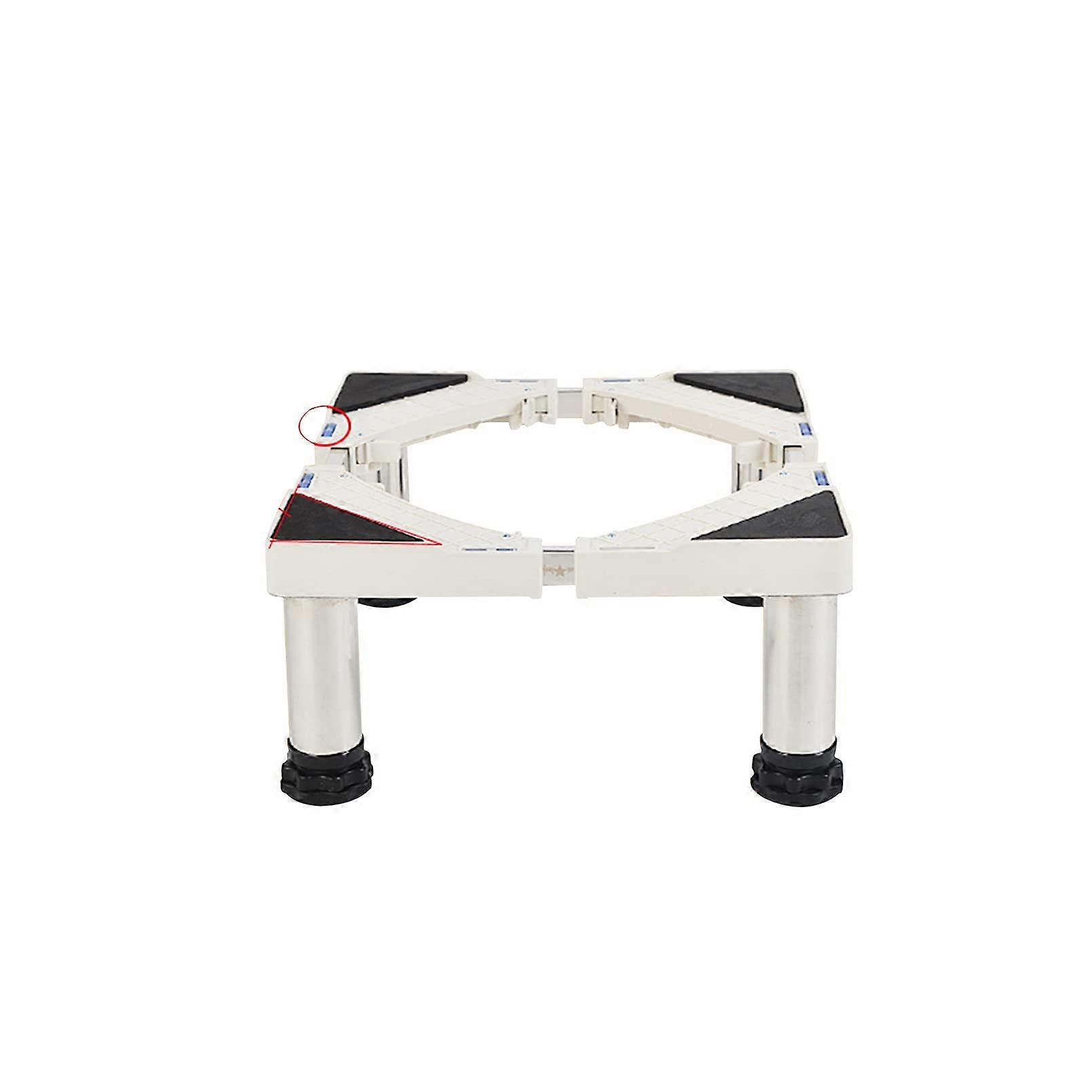 Adjustable Washing Machine Stand with Noise Reduction Pads, Heavy Duty Universal Appliance Base