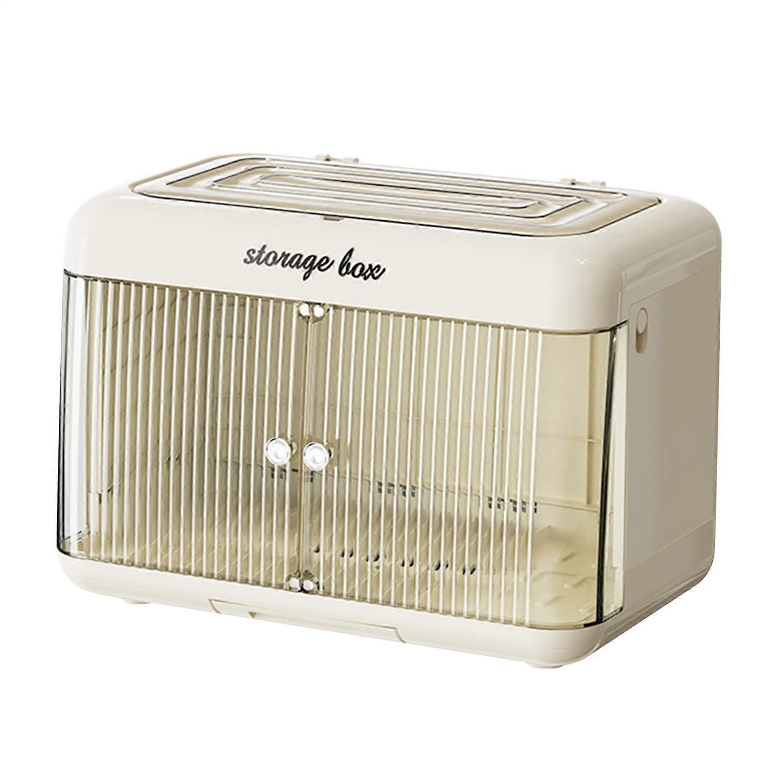 Baby Bottle Drying Rack with Cover, Dustproof Storage Organizer, Efficient Water Drainage