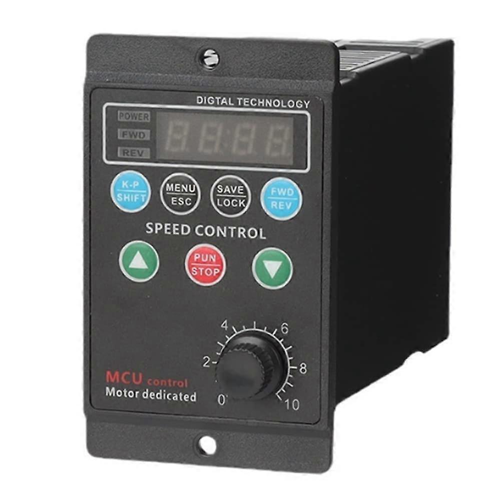 Variable Frequency Drive 400W 220V Single Phase to Three Phase Motor Speed Controller with Digital Display