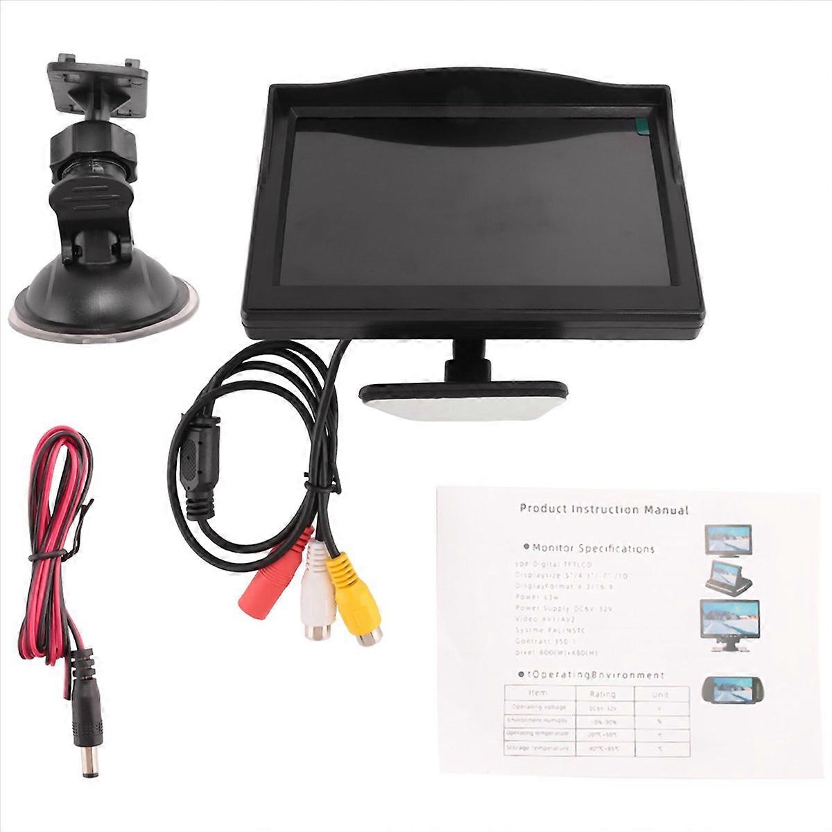 5 Inch 800X480 TFT LCD HD Screen Monitor with Dual Mounting Bracket for ...