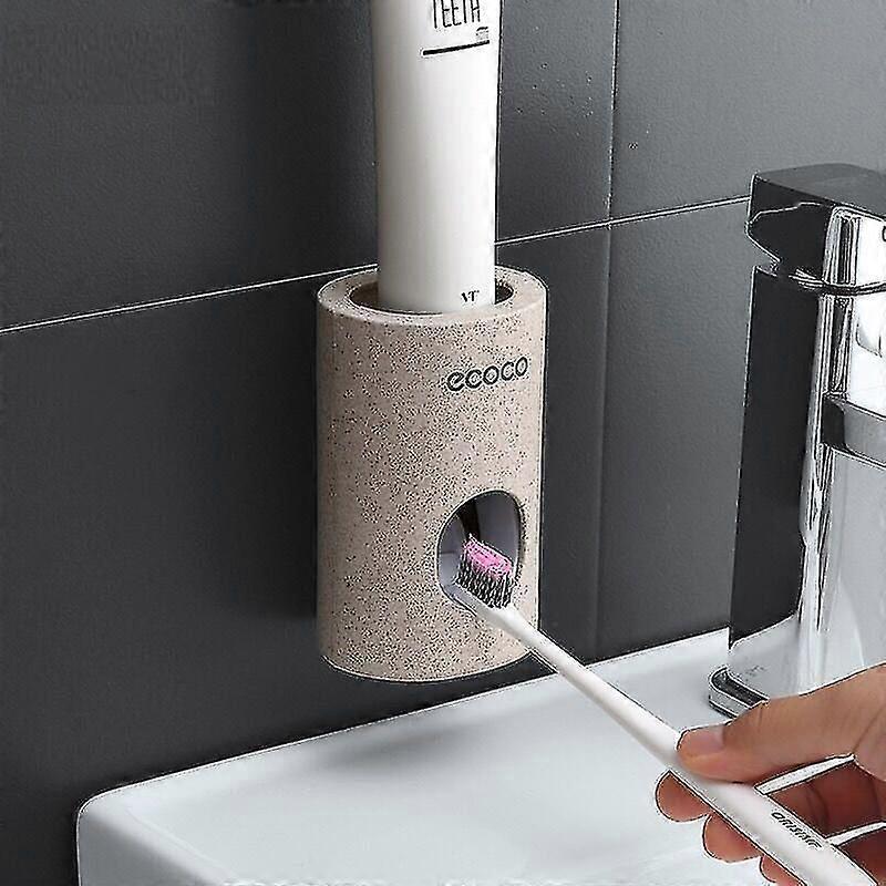 Automatic Toothpaste Dispenser Non-toxic Wall Hanger Mount Dust-proof Toothpaste Squeezer