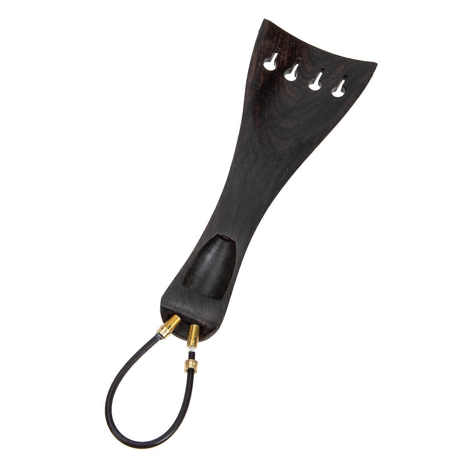 Durable Ebony String Tying Board For Musicians 4.3x1.6x0.4in Black Anti-Rust 1 Set