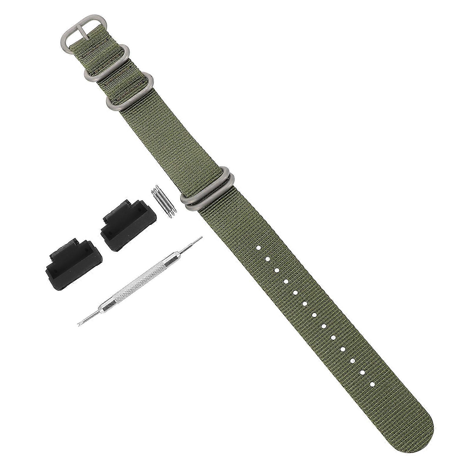 Watch Strap Nylon Breathable Band for Watch Use Green