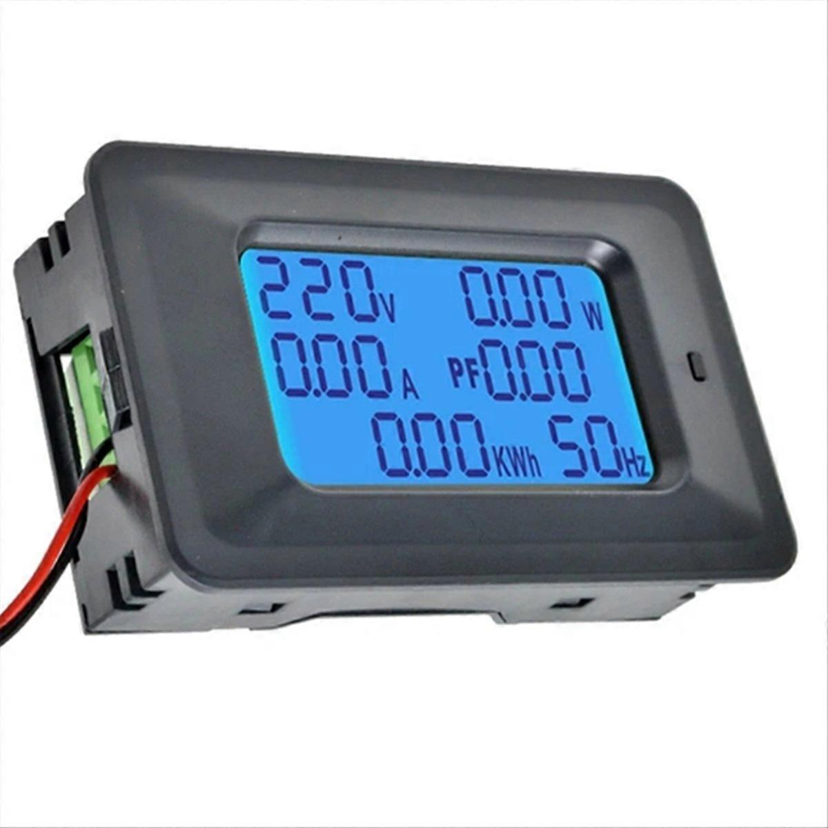 AC110-250V 20A LED Digital Voltmeter Ammeter Wattmeter Power